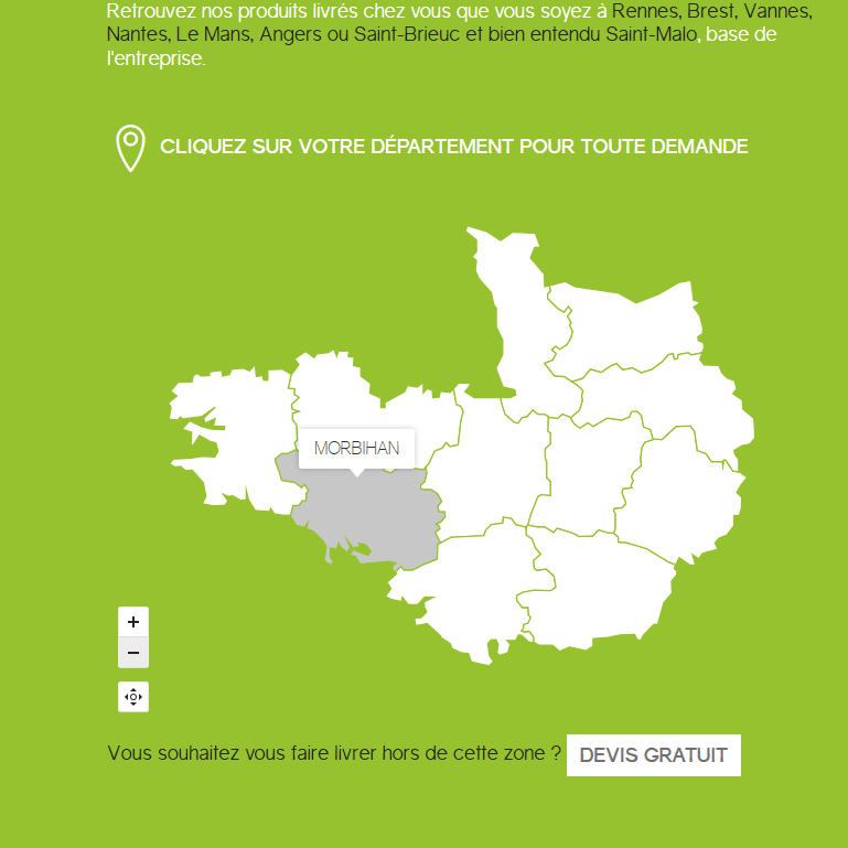 Carte dynamique sur Distri Concept, Agence Impulsion