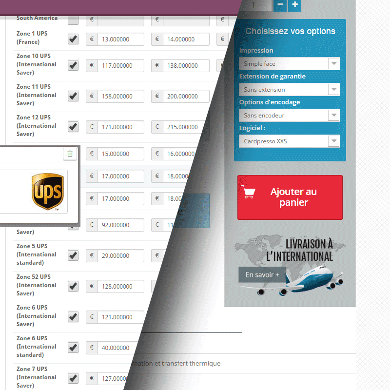 Configuration transport international Mediabadge, Agence Impulsion