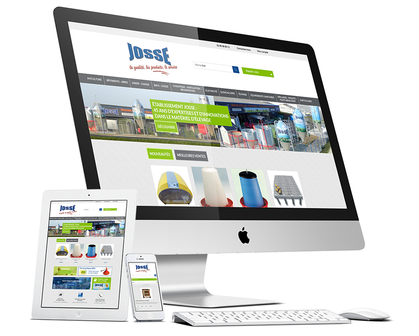 Site e-commerce Josse, Agence Impulsion