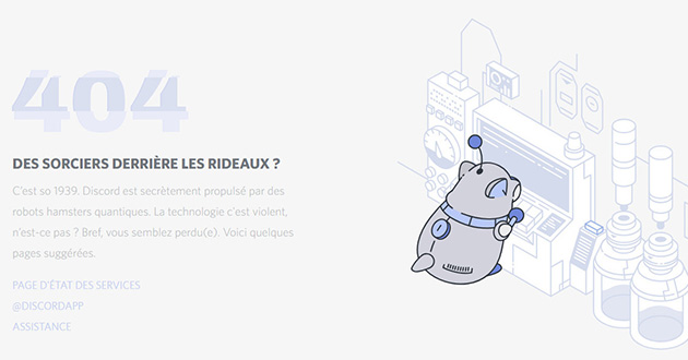 Pages Erreur 404 personnalisées