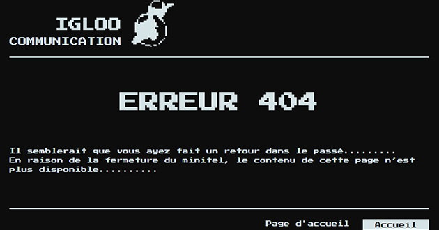 Pages Erreur 404 personnalisées